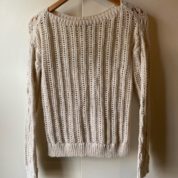 H & M Loose Knitted Sweater Cream - Picture 7 of 11